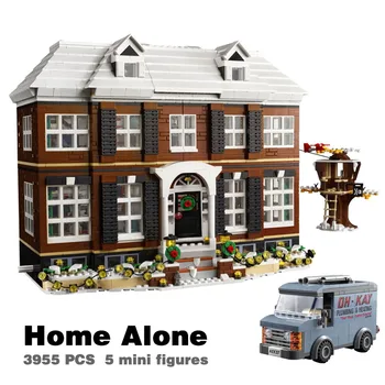 2023 DIY 21330 Haza Egyedül Ház Beállított Modell építőkövei Tégla Oktatási Játékok Fiú Gyerekek Karácsonyi Ajándékok