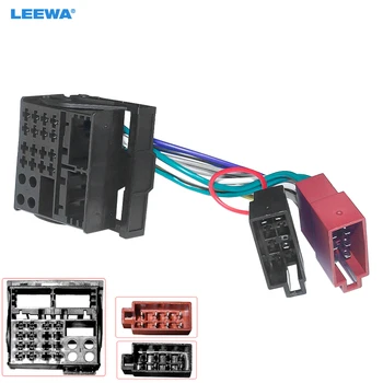 LEEWA autórádió Audio ISO Kábelköteg Adapter Volkswagen Auto Hifi ISO-Fej Egység Vezeték-Kábel #CA7768