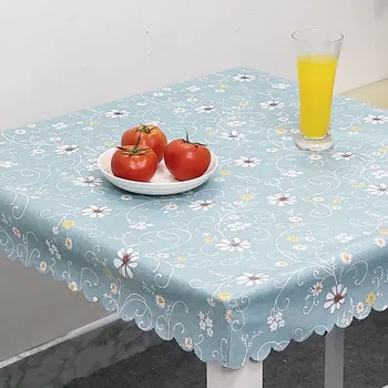 Négyszögletes asztal, étkező asztal, abrosz, teljesen vízálló téglalap alakú