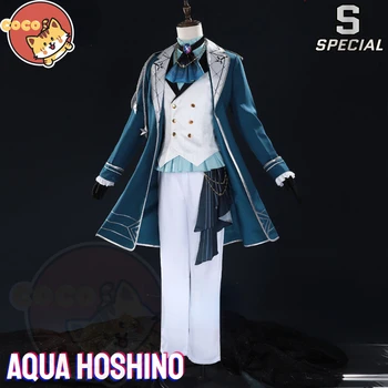 Aqua Hoshino Cosplay Jelmez Anime Oshi Nem Ko Aqua Cosplay Hoshino Jelmez Színházi Jelmez, valamint Cosplay Paróka Kókusz-S