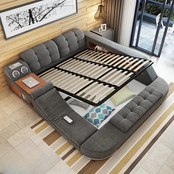 Foshan Új környezetbarát többfunkciós masszázs matrac szövet, ágy szoba bútor