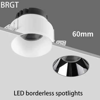 Led-es Szegély nélküli Reflektorok Beágyazott ZigBee Szabályozható COB Spot Lámpa Okos Triac Tompítása Mennyezeti Lámpa Karcsú, Vékony, Alacsony 7W 10W Foco