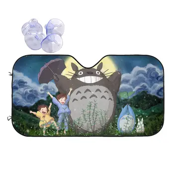 A Szomszédom Totoro Napernyő, Szélvédő Anime Mei Satsuki Összecsukható Borító Első Blokk, Ablak, Autó, Napernyő, Fényvédő Függöny