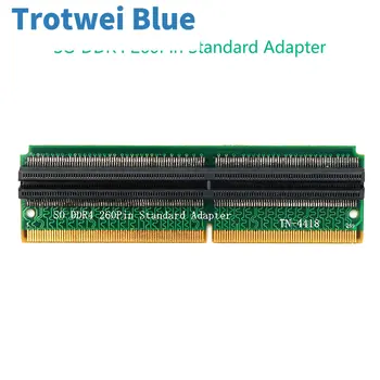 DDR4 SZÓVAL DIMM Adapter Memória Kelő Kártyával DDR4 260Pin Memória Teszt Védelmi Adapter Csatlakozó Laptop PC Add hozzá A Lapot
