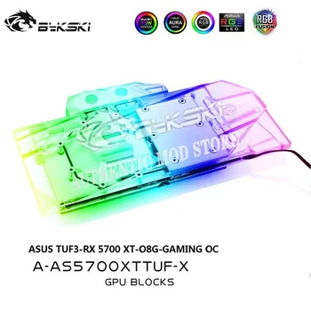 Bykski EGY-AS5700XTTUF-X Teljes Borító GPU Víz Blokk ASUS TUF3 RX-5700 XT-O8G-GAMING OC videokártya,VGA Watercooler