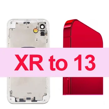 IPhone XR 13 Hátsó Akkumulátor ház, XR, Mint 13 Alváz iPhone XR Átalakítani 13 Középső Keret Csere iPhone XR Ház