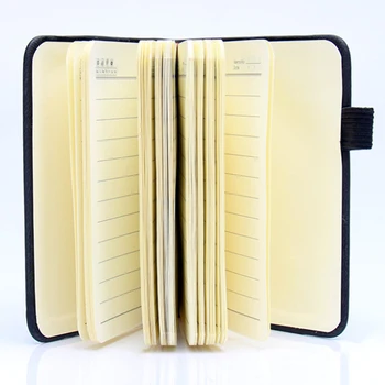 Hordozható A7 Mini Notebook Kis Zseb Notebook Kézírás PU Fedezze Szót Könyv Memo Pad Napló Zseb Könyv Retro