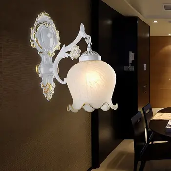Arany Generáció Minimalista Hotel Éjjeli Folyosó Üveg, Fali Lámpa, LED-Soron Egyetlen Fejét Európai Fali Lámpa