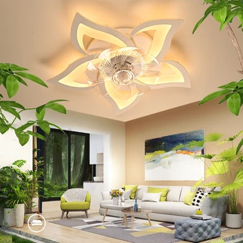 Mennyezeti Ventilátor Led-Es Nappali Hálószoba Haza Modern Csillár, Led Mennyezeti Ventilátor Lámpa, Dekor Világítás