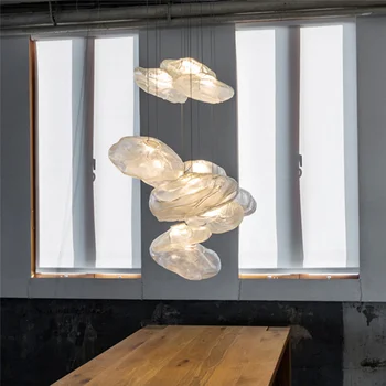 A Modern LED Kreatív Csillár Étkező Sziget Tiszta/Sárga/Füstös Üveg Medál Lámpa, Étterem, Bár, kávézó függő Lámpák