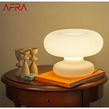 AFRA Modern asztali Lámpa Kreatív Fehér LED Gomba asztali Lámpa Dekoratív Otthon Nappali, Hálószoba