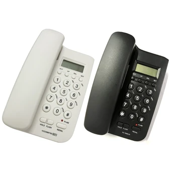 Vezetékes Telefon Hívófél-Kijelzés Klasszikus Vezetékes Telefon Asztali Fali Telefon-Nagy Gomb Telefon