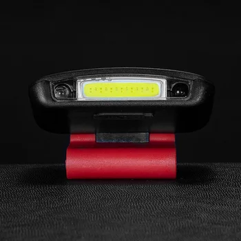 LED Halászati Fényszóró Vízálló Indukciós Kapcsoló Munka Klip Kap Fényt, Tölthető Zseblámpa Fényszóró Mini Hordozható Kemping