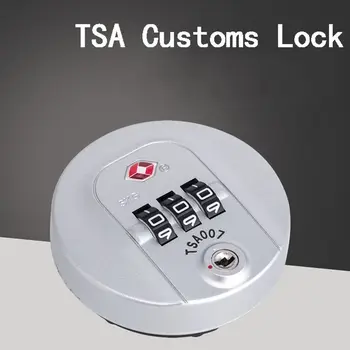 Tartós Vám Password Lock Hordozható Bőrönddel Poggyász Kódolt Zár Biztonsági Eszköz a Poggyász Tartozékok
