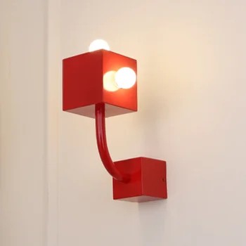 Középkori Stílusú Fali Lámpa Posztmodern Bauhaus LED Fali Gyertyatartó Nappali Fali Lámpa Eredeti Hálószoba Világítás Dekoráció