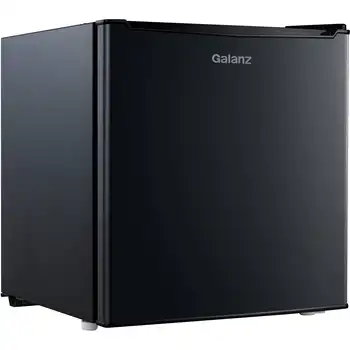 Galanz 1.7 Cu Ft egyajtós Mini Hűtőszekrény GL17BK, Fekete