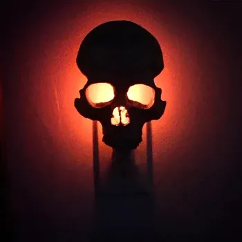 Emberi Fény 2023 Új Halloween-Éjszakai Fény Gótikus Gyertya, Lámpa, Dekor Halloween Csontváz Haza Aranyos Fény Baba Lámpa Projektor