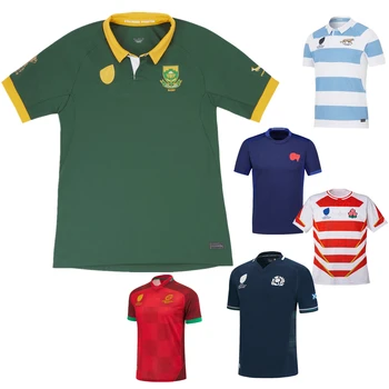 Dél-Afrika rögbi jersey 2023 2024 Írország Portugália Argentína Japán fidzsi-szigetek, Új-Zéland Ausztrália Skócia rugby-shirt
