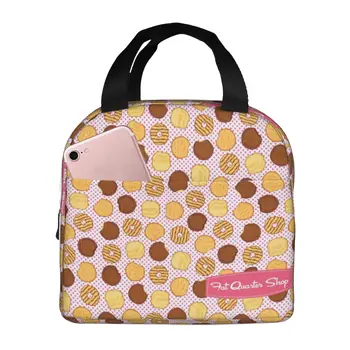 Riley Blake cserkészlányok a Cookie-k Ebéd Bag Szigetelt Multi-funkcionális Ebéd Tote Bags Újrafelhasználható Termikus Hűtőtáska,