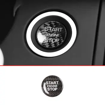 Igazi Szénszálas Start Gombra Gyújtáskapcsoló Fedél A Land Rover Range Rover Sport 2014-2022