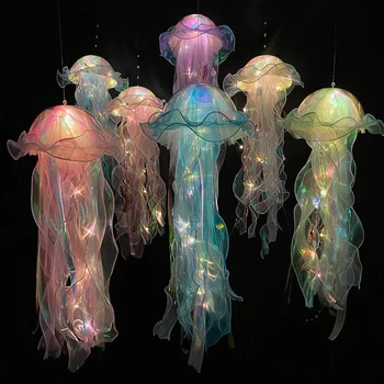 Káprázatos Medúza Fények Hordozható Virág Lámpák Használt Díszítő Lányok Szobák Légkör Dekorációs Fények, Otthon Dekoráció