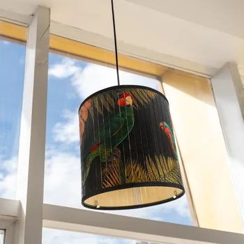 Dekoratív Fény-Árnyék Japán Haza kopásálló Lámpa Lehajtható Fedél Bohém Hárfa