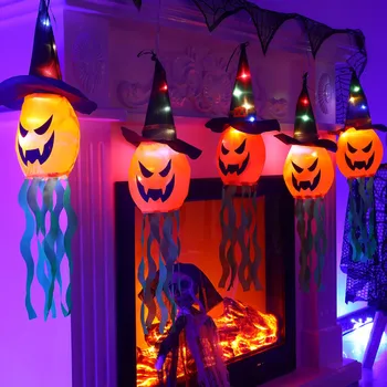 Strand Labdák, Ömlesztett Halloween Dekoráció Fények Sütőtök, Hangulat Fények Halloween Party Dekoráció Egyszínű Strand Labdák