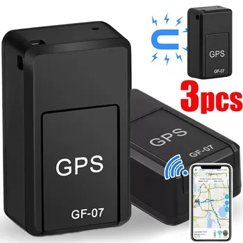 GF-07 Autó Mini GPS Nyomkövető Lopás Elleni Lokátor Valós idejű Követés SIM-Pozicionáló Mágneses Hegy Anti-Theft Tracker