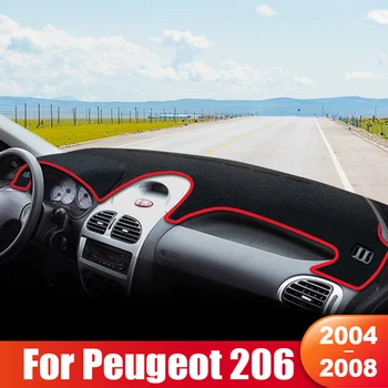 Peugeot 206 CC SW 2004 2005 2006 2007 2008 206CC 206SW Autó Műszerfal Nap Árnyékba Borító műszerfal Pad Tartozékok