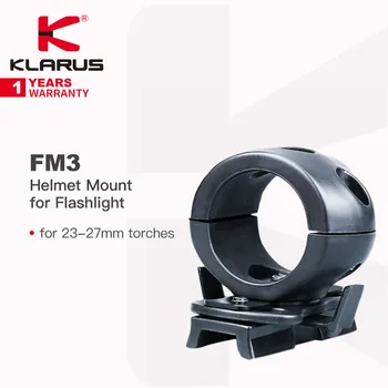 Klarus FM3 Sisak Mount 23-27mm Elemlámpák, 360 fokos Forgatható, Állítható