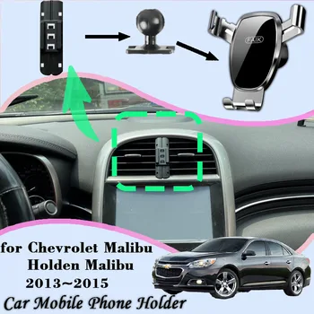 Autós Mobiltelefon tartó Chevrolet Malibu Holden Malibu 2013~2015 GPS Tartó Légi Vent Clip Gravitáció Mount Támogatás Tartozékok
