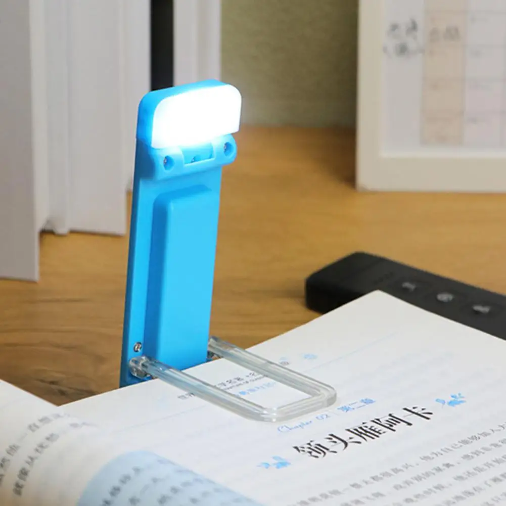 Az újratölthető LED olvasólámpa Szem-figyelmes Olvasó Lámpa Villogni Ingyenes Szabályozható Clip-On Könyvjelző Fény a Diákok - 0
