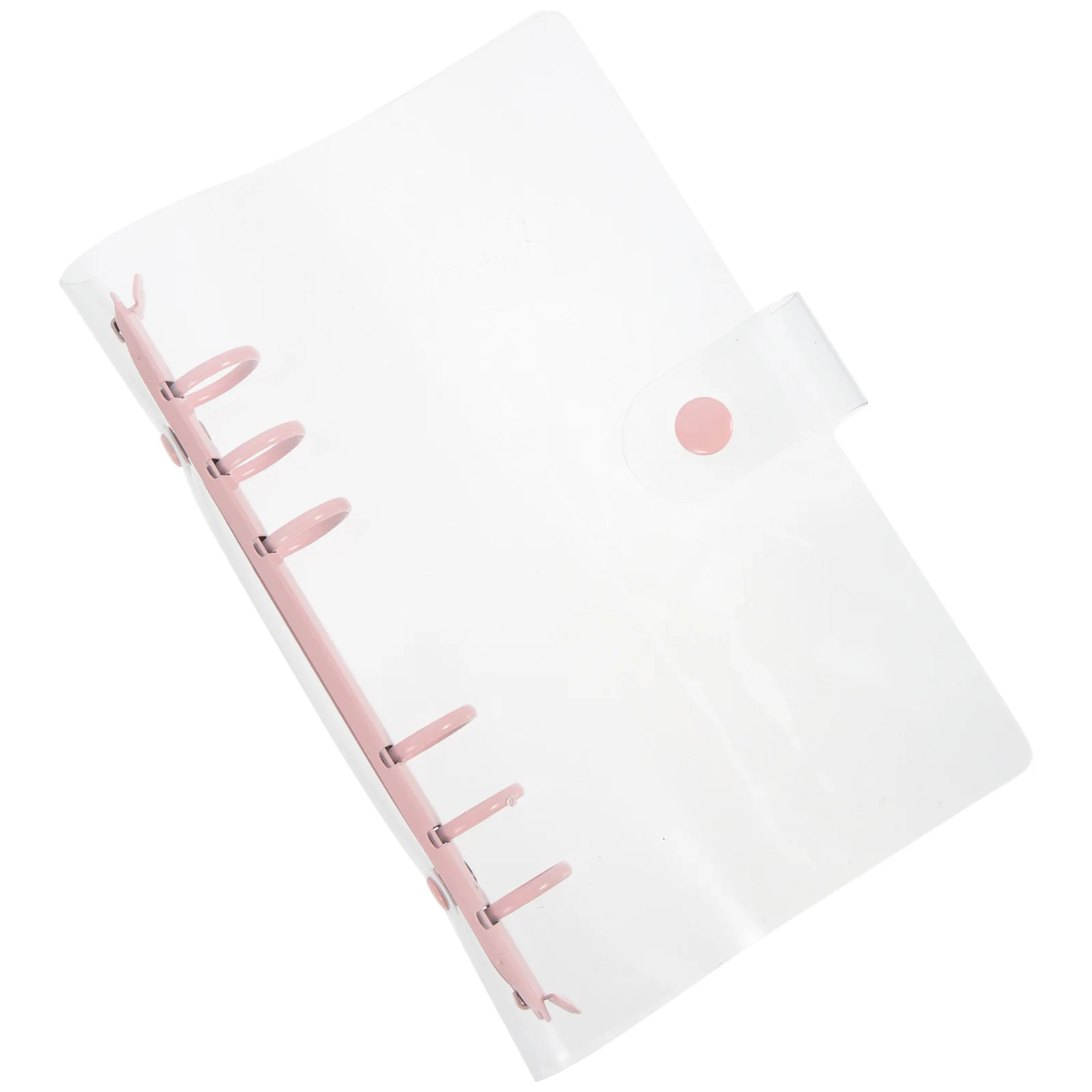 Átlátszó Loose-leaf Esetben Office File Tok Binder Esztétikai A6 Dokumentum Mappa Asztali Szervező Kötőanyagok Aranyos Notebook Shell - 3