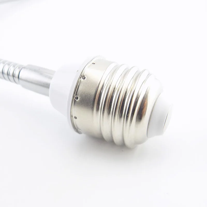 28 cm E27 LED Izzó Alap Csatlakozó Flexibilis Hosszabbító Fény Jogosultja Átalakító E27, hogy E27 Socke Lámpa Adapterr EU-US Plug LED - 4